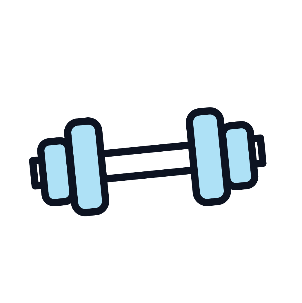 This is an image representing exercise and recovery.