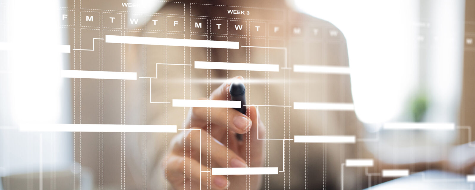 This is an image of a medical professional looking over the timeline of a mesothelioma case.