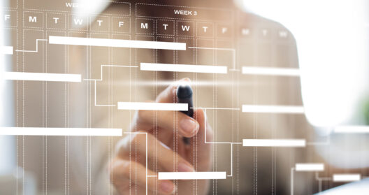 This is an image of a medical professional looking over the timeline of a mesothelioma case.