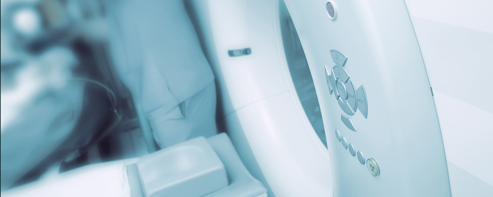 Close-up image of a radiation machine.