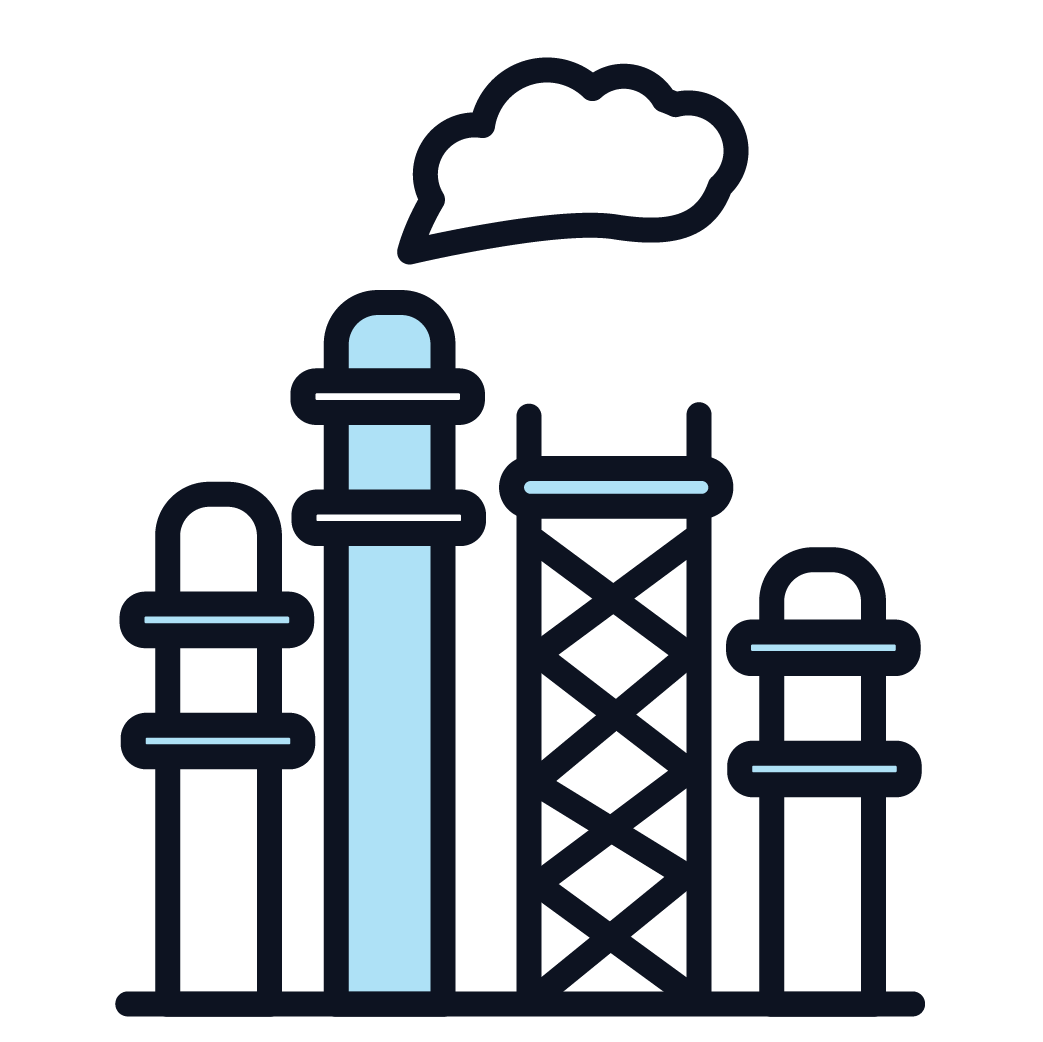 This is an image representing a chemical plant.