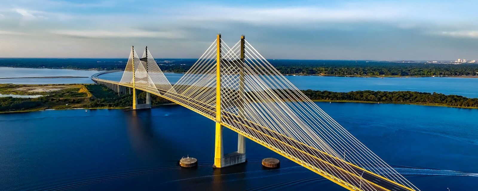 Photograph of Jacksonville, Florida, bridge.